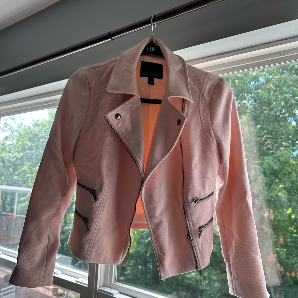 Banana Republic pink jacket